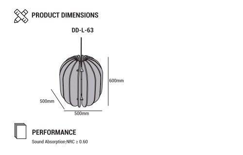 Slot-In Pendant - 11 dimension diagram