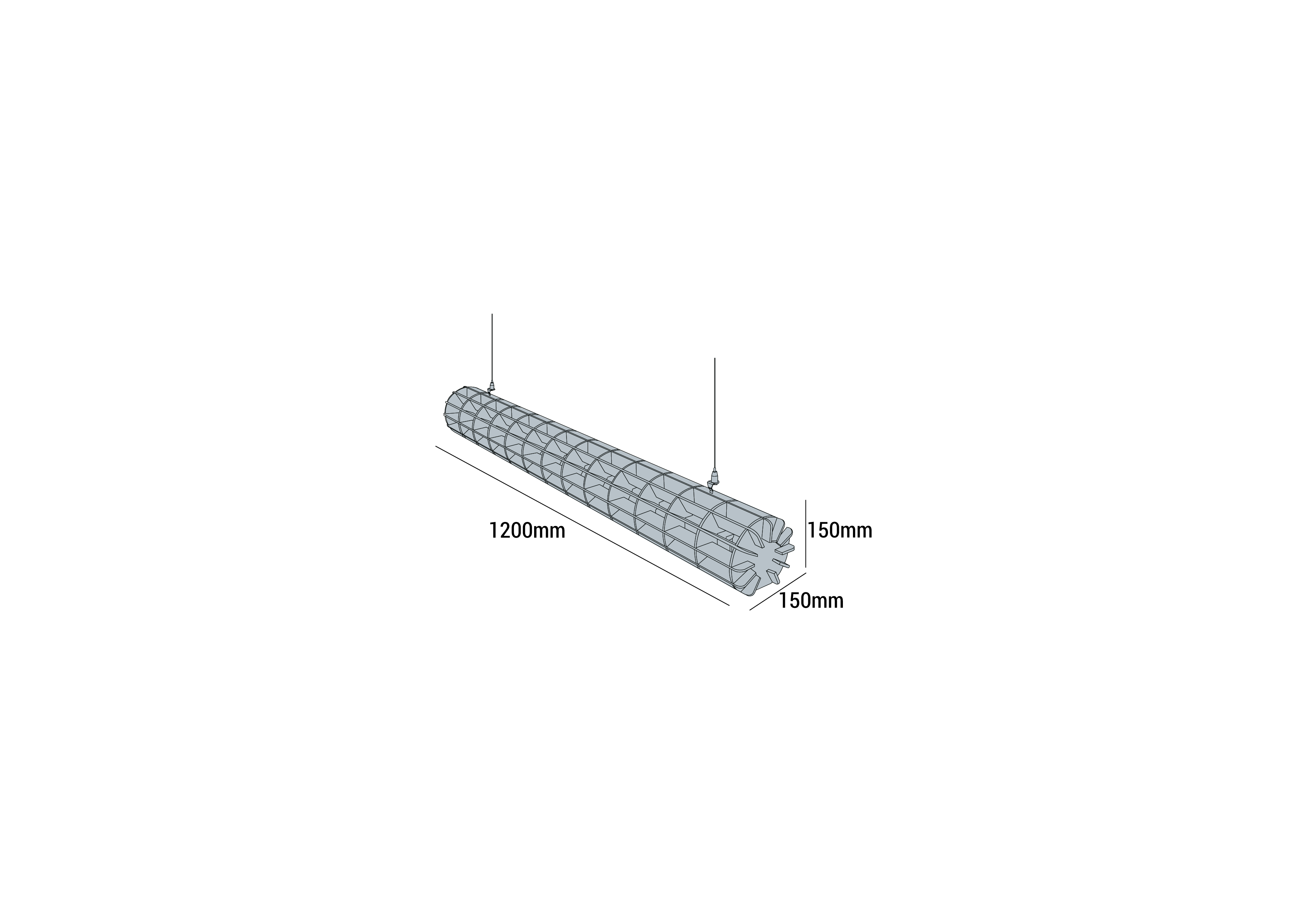 Panel Lume dimension diagram