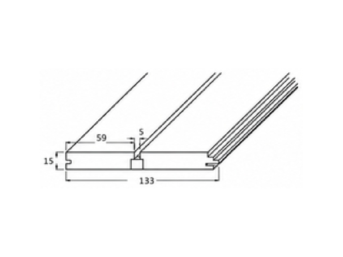 59-5 groove profile drawing