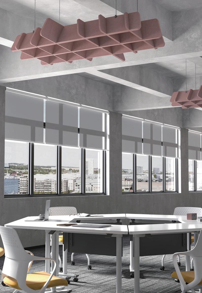 Modu Tile Ceiling in real space / project shot