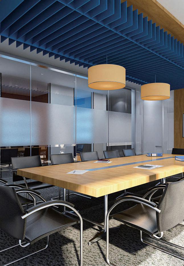 Modu Tile Ceiling in real space / project shot
