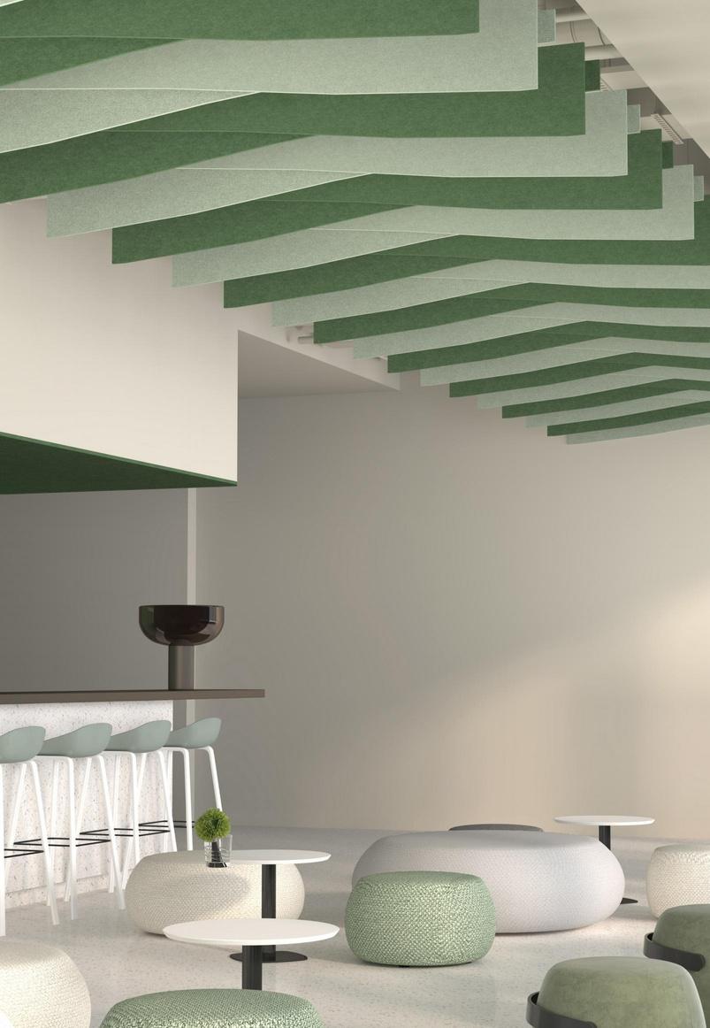 Ceiling Wave in real space / project shot