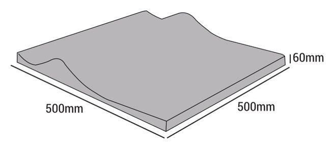 Litho Glow dimension diagram