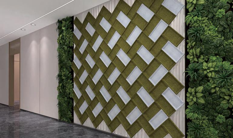 Brick Mosaic in real space / project shot