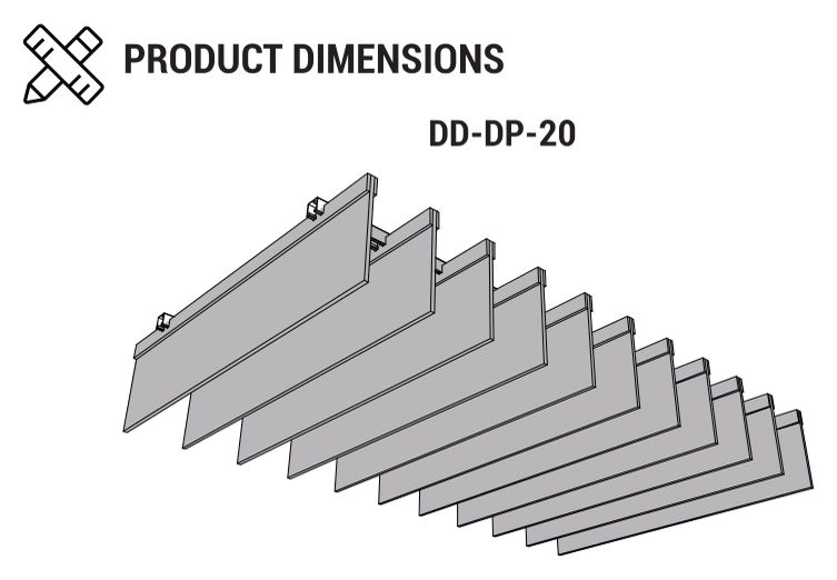 Linear Plank dimension diagram