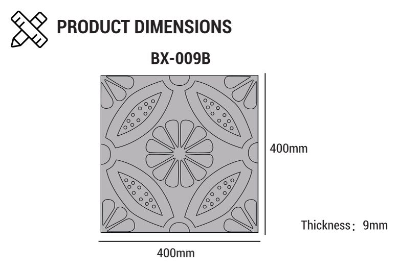 Royal Garden dimension diagram