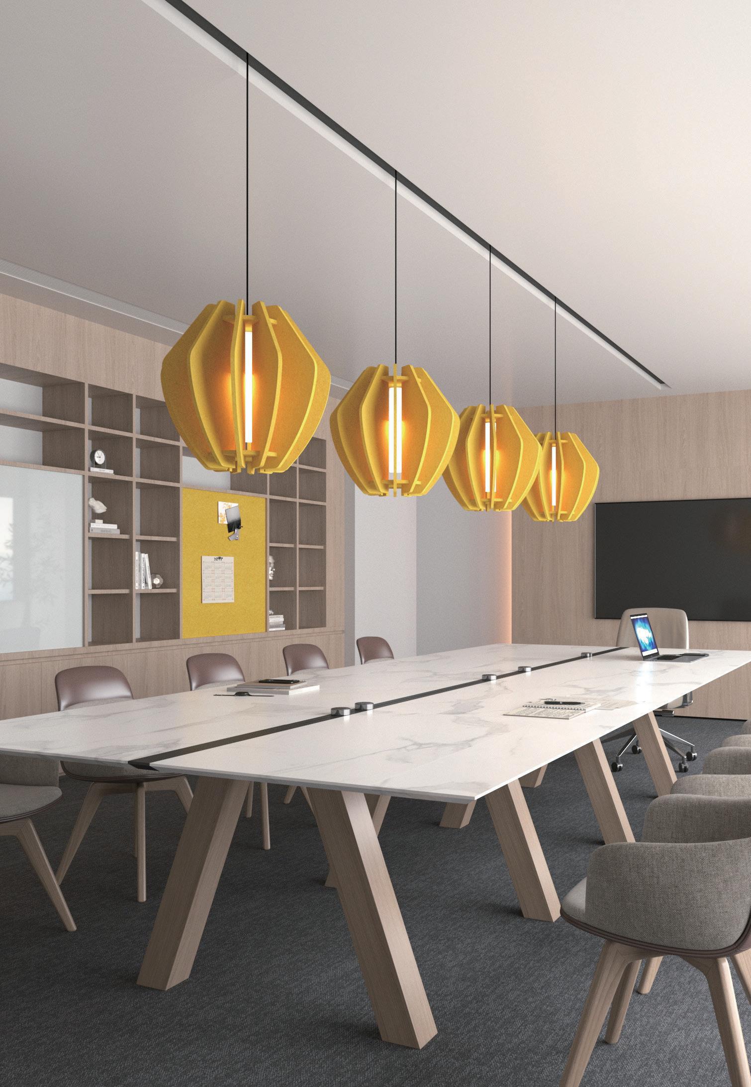 Slot-In Pendant - 1 in real space / project shot
