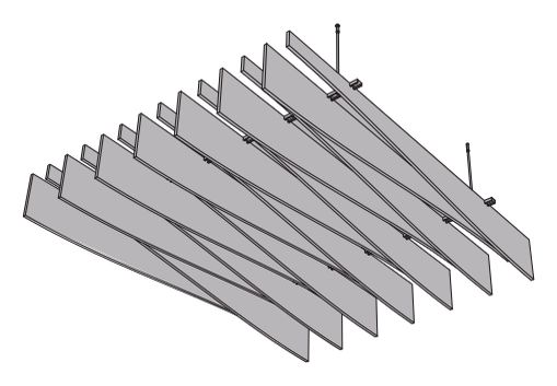 Ceiling Wave dimension diagram