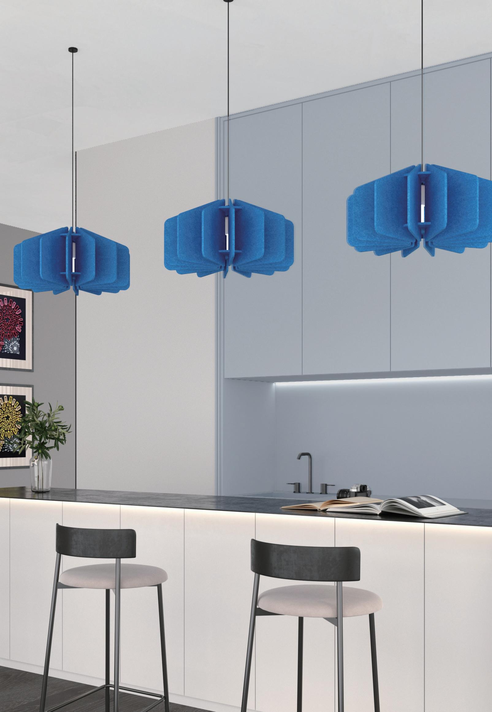 Slot-In Pendant - 8 in real space / project shot
