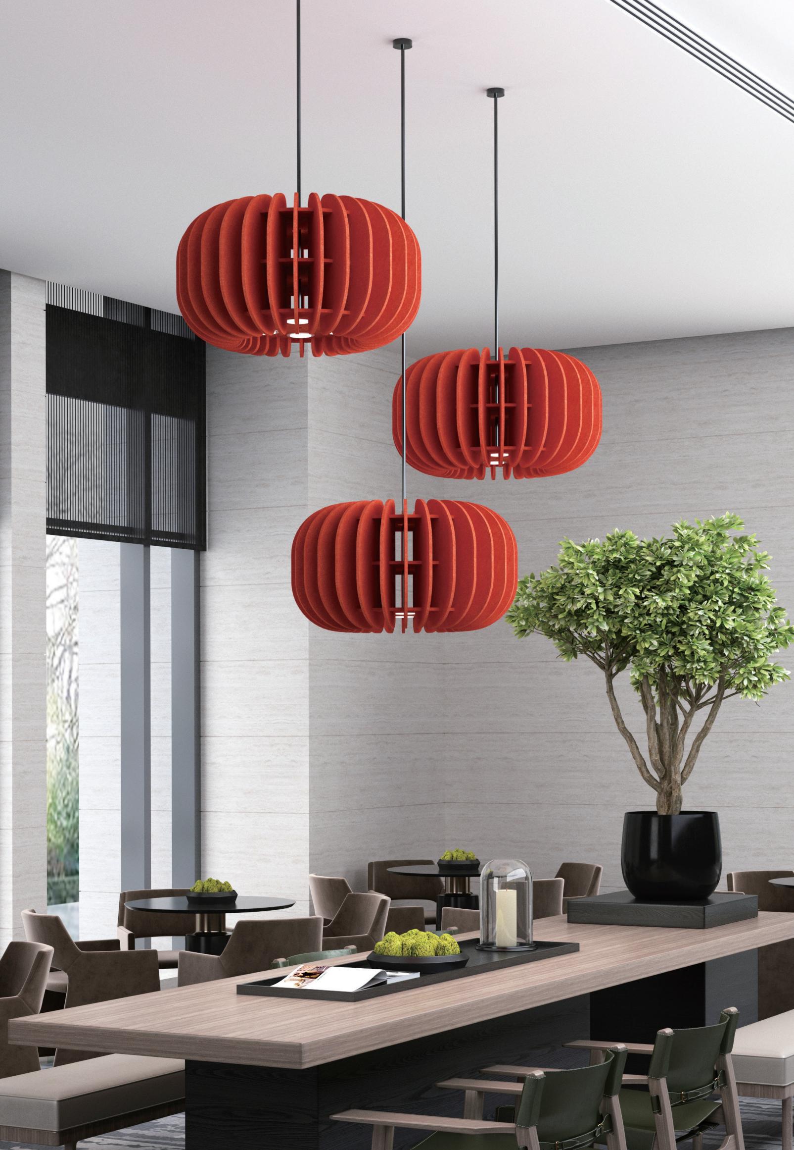 Slot-In Pendant - 10 in real space / project shot