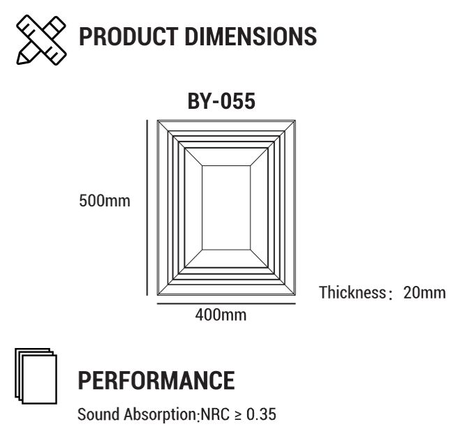 Wall Guard dimension diagram