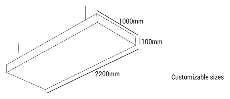 Freeform Cubepod dimension diagram
