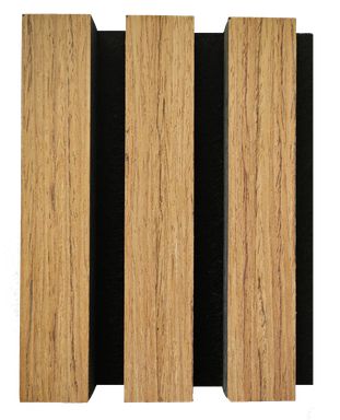 Teak wooden slat acoustic panel