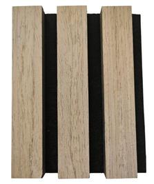 Walnut wooden slat acoustic panel