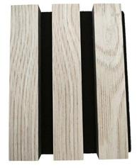 White Ash wooden slat acoustic panel