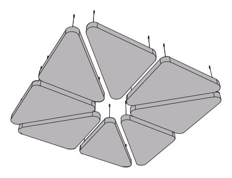 Freeform Tripod dimension diagram